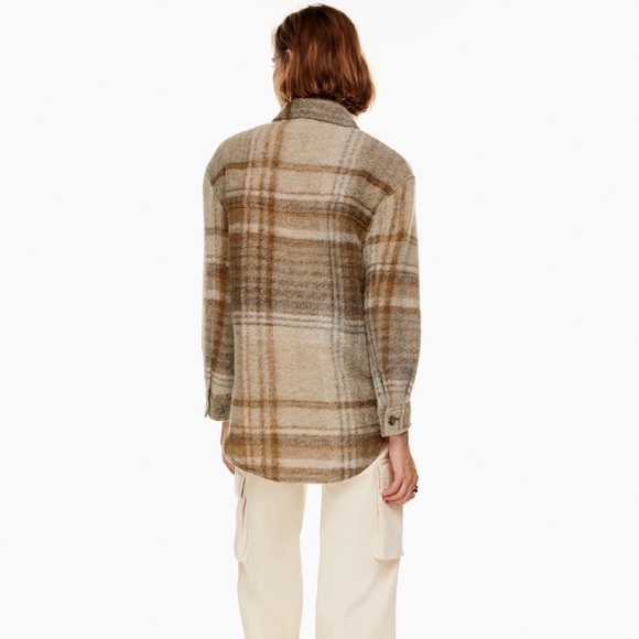 SOLD 〰️ LIKE NEW Aritzia Wilfred Free Ganna Shirt Jacket - Picture 4 of 13
